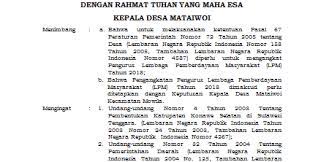 Peraturan tentang rw di kota bandung menurut perda kota bandung no. Contoh Sk Lpm Desa Lembaga Pemberdaya Masyarakat Mail Chaozkhaky
