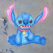 Ohana Means Family Sidewalkart Chalkart Ohanameansfamily Stitch Liloandstitch Disneysidewalk Sidewalk Chalk Art Street Chalk Art Chalk Drawings