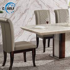 A modern dining room set provides both the comforts of home and a sense of style and sophistication that's absolutely essential in today's world. Modern Dining Table Designs Furniture Marble Stone 6 Seater Dining Table Set Dining Tables Aliexpress