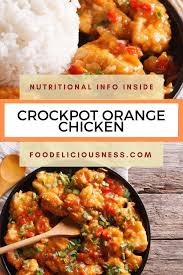 Crockpot Orange Chicken Orange Chicken Crock Pot Chicken Crockpot Recipes Easy Chicken Recipes