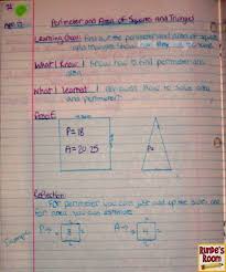 Math Journal Sundays Comparing Perimeter And Area Math Journals Elementary Math Classroom Math Notebooks