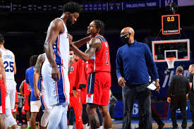 Joel embiid led the way for the 76ers with 30 points and 11 rebounds, while thomas bryant tallied 19 points, 10. Sixers Bell Ringer Sixers Survive A Bradley Beal Explosion And Hold Off Wizards Liberty Ballers