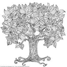 2 Zentangle Tree Coloring Pages Free Downloads Coloring Coloringbook Coloringpages Zentangle Coloring Books Black And White Tree Black And White Leaves
