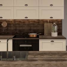 This paired with solid vibrant colours or natural wood finishes can either swing towards modern country style or elegant city living, it just depends on what kitchen appliances and units are chosen to be used i.e. Bushboard Options 4100x600x38mm Ultramatt Black Oak Kitchen Worktop Kitchen Worktops From Taps Uk