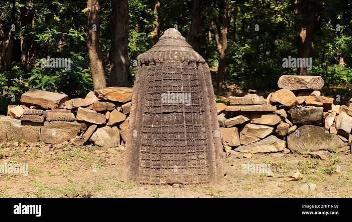 Remains of a magnificent Temple at Ajaygarh Fort, Panna, Madhya Pradesh, India Stock Photo - Alamy