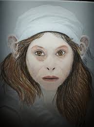 Failed attempt at drawing an anthropomorphic monkey