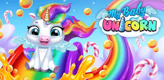 My Baby Unicorn Cute Rainbow Pet Care Dress Up Sanat