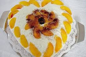 Pfirsich Joghurt Torte Mit Vanillehauch Von Seelenschein Chefkoch Joghurttorte Joghurt Torten