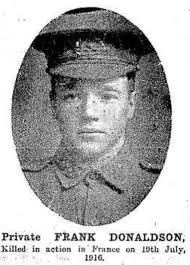 Private Frank Harold Donaldson