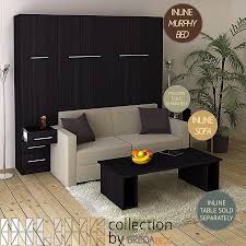 This Murphy Bed And Couch Kit Comes With Everything You Need To Transform Any Living Space Into A Bedroom Lea In 2020 Murphy Bed Murphy Bed Couch Murphy Bed With Sofa
