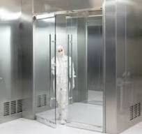 Pre-Hung All-Glass Cleanroom Door System