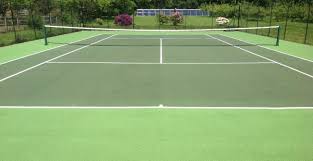Luxurious and useful, a home tennis court is a great addition to a backyard if you enjoy playing tennis. Tennis Court Repainting Colour Coating