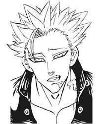 The seven deadly sins coloring pages characters (image info: 13 Coloring Pages Ideas Seven Deadly Sins Anime Seven Deady Sins 7 Deadly Sins
