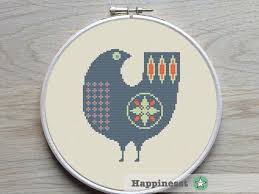 Bird Cross Stitch Patterns Free To Download Cross Stitch Pattern Scandinavian Bird Retro Modern Cross Stitch Pdf Pattern Instant Download Cross Stitch Patterns Cross Stitch Bird Cross Stitch Art