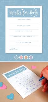 Printing custom cards is easy. Freebie Wishes For Baby Free Printables Botanical Paperworks