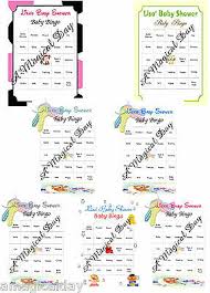 Eine babyparty kann für die werdende mama ein wunderbares fest. Personalisierte Baby Bingo Spiel Auf Cd Pdf Drucken Yourself Bedruckt Bettwasche Ebay