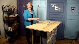 Craft room work table | landeeseelandeedo.com. Diy Crafting Table And Storage Solutions