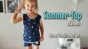 Das kostenlose schnittmuster ist ideal für den sommer. Ruckzuck Sommer Top Nahanleitung Ohne Schnittmuster Anfanger Nahtinchen Youtube