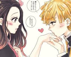 善逸 ちゅーしてるぜんねず 2ページ目に描写がありますので苦手な方はご注意 お付き ぽのの漫画 イラスト 塗り絵 描写 滅