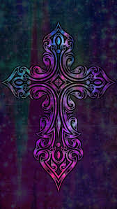 I have a habit of finding and changing my wallpapers every time i'm bored. Glitter Galaxy Cross Wallpaper Novocom Top