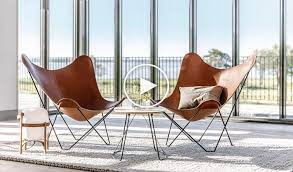 leder schmetterlingsstuhl pampa mariposa leather butterfly chair butterfly chair hardoy chair
