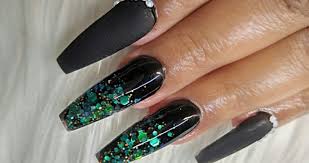 Uñas hermosas uñas largas manicure diseños uñas negras manicura de uñas uñas artísticas disenos de unas diseños de arte en uñas. Round 2 Set De Unas Acrilicas Negras Manicuravip Com
