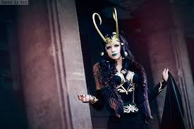 The color in the image could look slightly different from the actual product; Cosplay Of The Day Lady Narven S Fem Loki