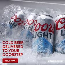 Cold Beer Delivered To Your Doorstep Beer Beer Can Coors Light Beer Can