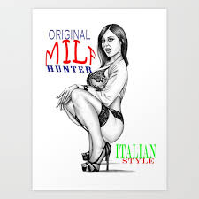 Milf Art Print by Moukkina | Society6