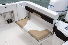 Edgewater 262cx Folding Transom Seat Folding Bench Boat Interior Design Cost Of Countertops