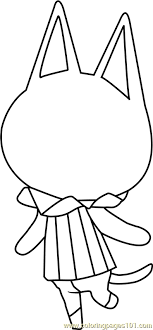 Blanca (あやしいねこ, ayashī neko?, suspicious cat) is a special character in the animal crossing series. Blanca Animal Crossing Coloring Page For Kids Free Animal Crossing Printable Coloring Pages Online For Kids Coloringpages101 Com Coloring Pages For Kids