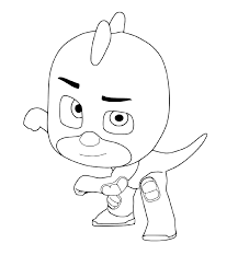 For kids & adults you can print pj masks or color online. Pj Masks Coloring Pages Gekko Mobile Iconmaker Info
