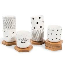 Coffret 6 Tasses Et Soucoupes En Porcelaine Nœud Maisons Du Monde Diy Becher Tassen Porzellan