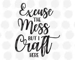 This is a sponsored conversation written by me on behalf of cricut. Craft Here Svg File For Cricut Silhouette Svg Svg File Etsy Craft Quotes Craft Room Signs Scrapbook Quotes