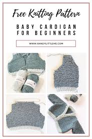 Knitted baby toys are a pe. Baby Cardigan Knitting Pattern For Beginners Handy Little Me