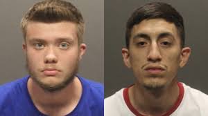 Two arrested for allegedly shooting cars