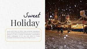 New year's holidays always carry a piece of magic. Merry Christmas Google Slides Themes