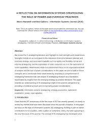 The organization of a reflective essay is very similar to other example conclusion: Informational Interview Reflection Example