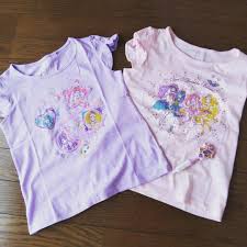 娘におねだりされて購入したユニクロのスター トゥインクルプリキュアのtシャツ 今日 早速着て どう かわいいでしょ と自慢してます ユニクロのキャラクターtシャツはお手頃価格 素材が綿100 デザインが派手過ぎないのがいいですね ユニクロ uniqlo ut
