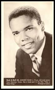 1959 Nu Cards Rock & Roll #34 Johnny Nash NEAR MINT+ *AA-2992**LN2022**