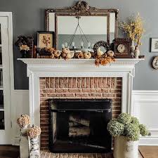 Constructed from real planks, this simple yet elegant piece fits perfectly in a modern or country chic setting. Fall Mantel Decor Ideas You Don T Want To Miss Farmhousehub