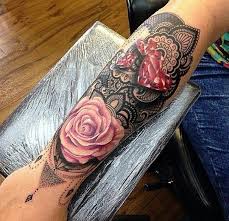 Arm Rose Jewelry Diamond Heart Sleeve Tattoo Tattoos Sleeve Tattoos Girly Tattoos