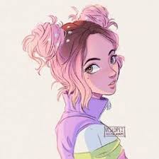 What are some good ideas for girly art? Drawing Pinterest Tumblr Cute Girl Drawing