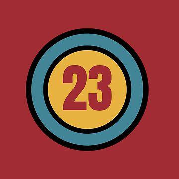 The Number 23 - twenty three - twenty third - 23rd" Art Print for Sale by  SirenSeventyOne | Redbubble