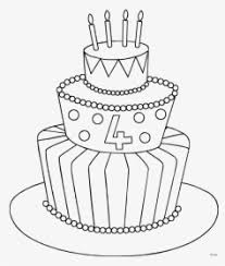 With a semicircle, added near to the plate edge, outline its thickness. Maxresdefault How To Draw A Cake Coloring Birthday Easy Simple Cake Drawing Hd Png Download Kindpng