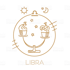 Libra Zodiac Sign Scales Cake Cupcake Logo Tattoo Or Cupcake Logo Zodiac Sign Libra Zodiac Signs