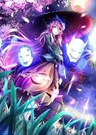 touhou hata no kokoro アニメの壁紙 芸術的アニメ少女 アニメファンタジー