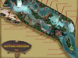 Garner Holt Jungle River Cruise Layout Theme Park Map Tropical Birds Creative Design