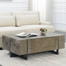 Nieves Coffee Table With Storage Coffee Table Live Edge Coffee Table Oversized Coffee Table