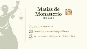 ABOGADO MONASTERIO - Familia, Laboral, Sucesiones, Civil y Comercial